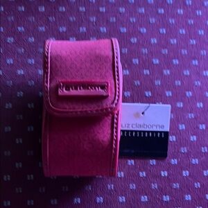NWT Liz Claiborne Red Lipstick Case